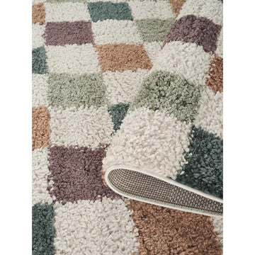 Chester Check CHS01 Multi Runner-Desire Rugs-Rug Love - The Most Loved Rug Store